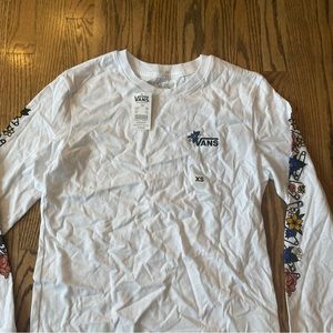 NWT Vans long sleeve graphic tee